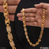 1 Gram Gold Forming Kohli Nawabi Finely Detailed Design Chain for Men - Style B955