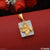 1 gram gold forming krishna with diamond best quality