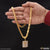 1 gram gold forming krishna gorgeous design chain pendant