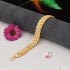 1 Gram Gold Forming Leaf Pokal Gorgeous Design Bracelet For Men - Style B980