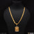 1 gram gold forming lion with diamond best quality chain
