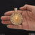 1 gram gold forming lion with diamond gorgeous design