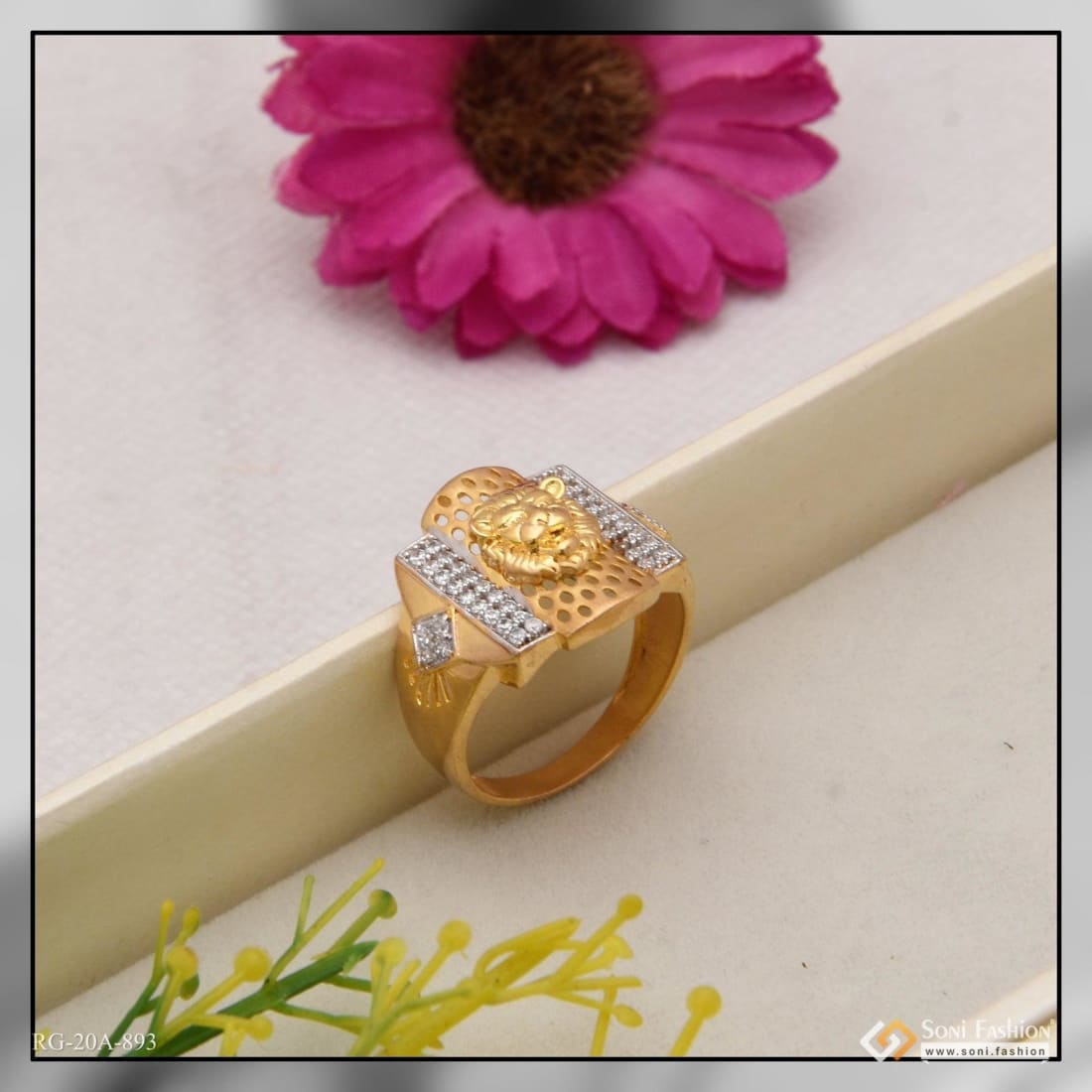 Buy Modern Dubai Gold Jewellery Finger Ring Design for Women
