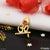 1 Gram Gold Forming Om With Diamond Dainty Design Best