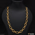 1 Gram Gold Forming Owal Shape Linked Attention-Getting Design Chain - Style B792