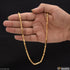 1 Gram Gold Forming Pipe Latest Design High-Quality Gold Plated Chain - Style B593