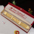 1 Gram Gold Forming V Classic Design Superior Quality Bracelet for Men - Style C011