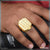 1 Gram Gold Forming Rajwadi Finely Detailed Design Ring