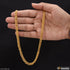 1 Gram Gold Forming Ring into Ring Glittering Design Chain for Men - Style B616