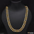 1 Gram Gold Forming Round Linked Superior Quality Unique Design Chain - Style B873