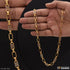 1 Gram Gold Forming Round Linked Sophisticated Design Chain for Men - Style C020