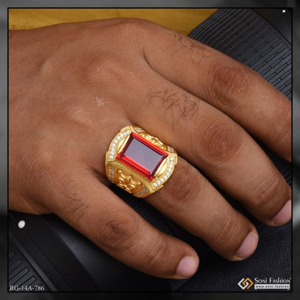925 Sterling Silver Ring Ruby Men | Natural Gemstone Ring Men | Mens  Natural Ruby Ring - Rings - Aliexpress