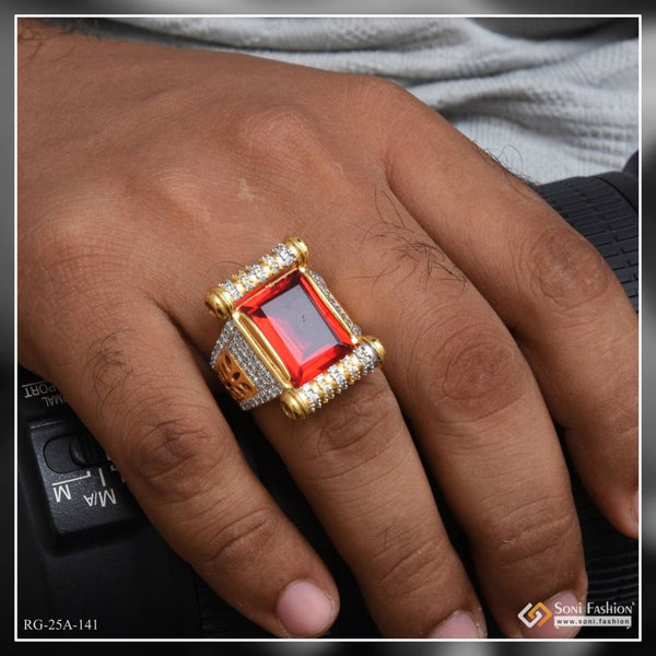 CK167 Vergano 18k Coral Ring Size 7 $3800 | Carlson's Fine Jewelry