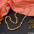 Gold plated chain with flower design - 1 Gram Gold Forming Superior Quality - Style B489