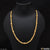 Gold necklace with twisted design from 1 Gram Gold Forming superior quality gorgeous gold plated chain - B489.