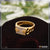 1 gram gold forming superior quality sparkling design ring