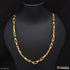 1 Gram Gold Forming Superior Quality Unique Design Chain for Men - Style B876
