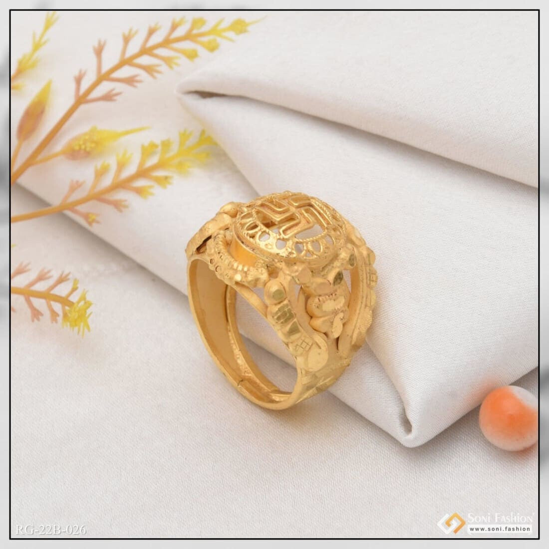 22K 916 Yellow Real Gold Mens Women's Unique Style Ring Fits 9/9.5” 5.6g |  eBay