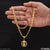 1 Gram Gold Forming Triangle Best Quality Chain Pendant