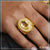 1 gram gold forming yellow stone attention-getting design