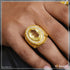 1 Gram Gold Forming Yellow Stone Attention-Getting Design Ring for Men - Style B151