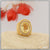1 gram gold forming yellow stone attention-getting design