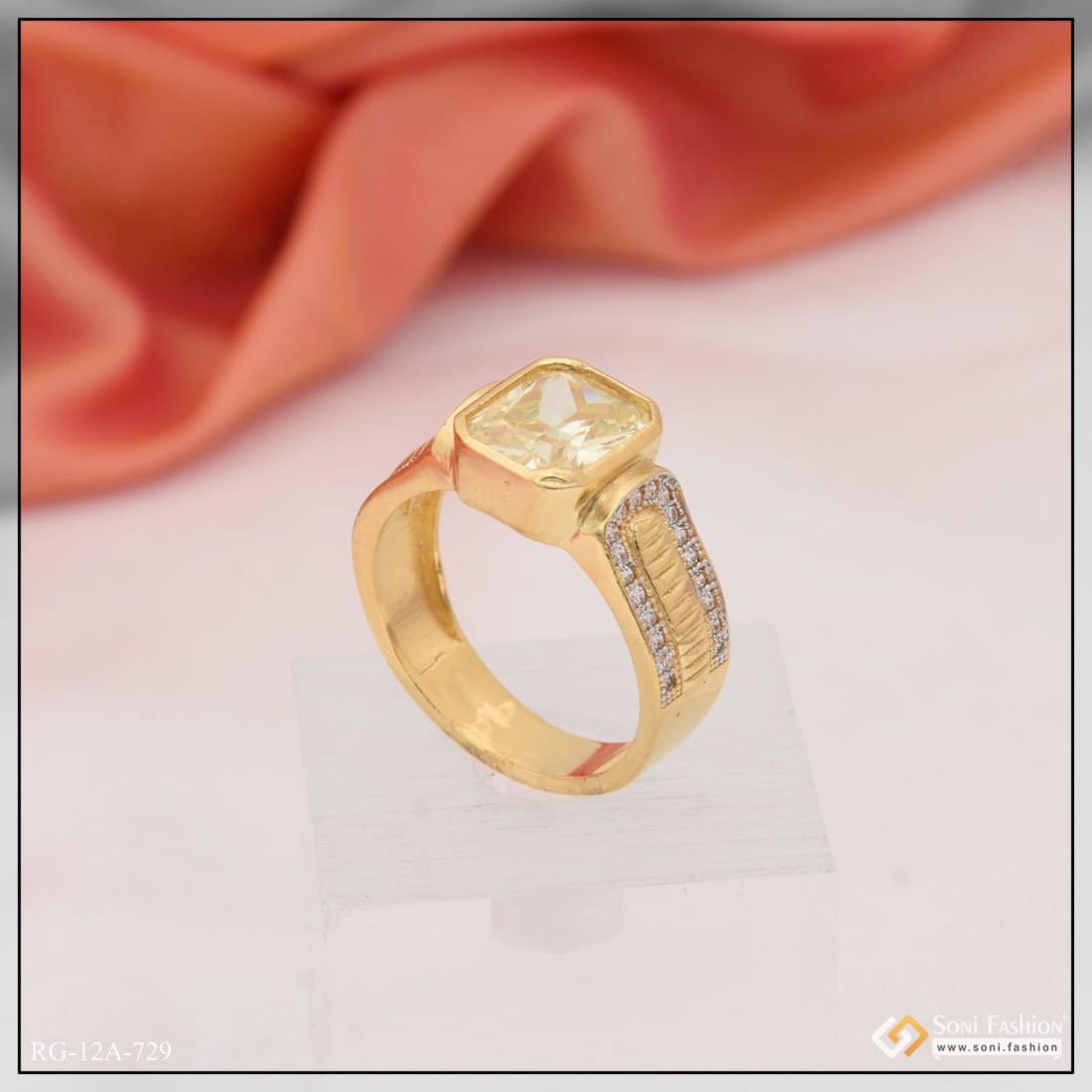 0.41 Ct Real Natural Diamond Anniversary Mens Ring 14K Solid Yellow Gold  Size 10 | eBay