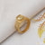 1 Gram Gold Forming Yellow Stone With Diamond Delicate
