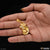 1 gram gold forming ganpati with diamond best quality