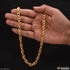 1 Gram Gold - Kohli with Nawabi Fashionable Design Gold Plated Chain - Style B391