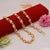 Gold plated bracelets - 1 Gram Gold Kohli Leaf Sophisticated Design B390