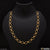 Gold chain for men with circular design - 1 Gram Gold Owel Shape Linked Best Quality Chain B359.