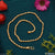 Gold Plated Flower Necklace - Style B375 - 1 Gram Gold