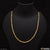 1 Gram Gold Plated Chain for Men with Square Shaped Design