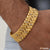 1 gram gold plated 2 line kohli artisanal design bracelet