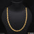 Gold plated roman numeral necklace displayed in 1 gram gold plated 2 line Nawabi fashionable design chain for men