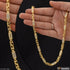 1 Gram Gold Plated Attention-Getting Design High Quality Chain for Men - Style C648