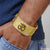 1 gram gold plated om best quality durable design bracelet