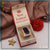1 gram gold plated blue stone with diamond fashionable