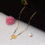 1 gram gold plated charming design fancy mangalsutra for