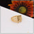 1 gram gold plated chic design eye-catching ring for ladies