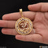 1 Gram Gold Plated Om Classic Design Superior Quality Pendant For Men - Style B547