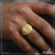 1 gram gold plated om classic design superior quality ring