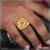 1 gram gold plated om decorative design best quality ring