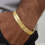 1 gram gold plated om with diamond antique design bracelet