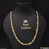 1 Gram Gold Plated with Diamond Attention-Getting Design Chain for Men - Style C623