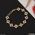 1 Gram Gold Plated With Diamond Beautiful Design Bracelet For Ladies - Style A202