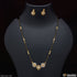 1 Gram Gold Plated With Diamond Best Quality Mangalsutra Set For Women - Style A180