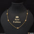 1 Gram Gold Plated with Diamond Brilliant Design Necklace for Ladies - Style A258