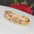 1 Gram Gold Plated With Diamond Casual Design Bracelet For